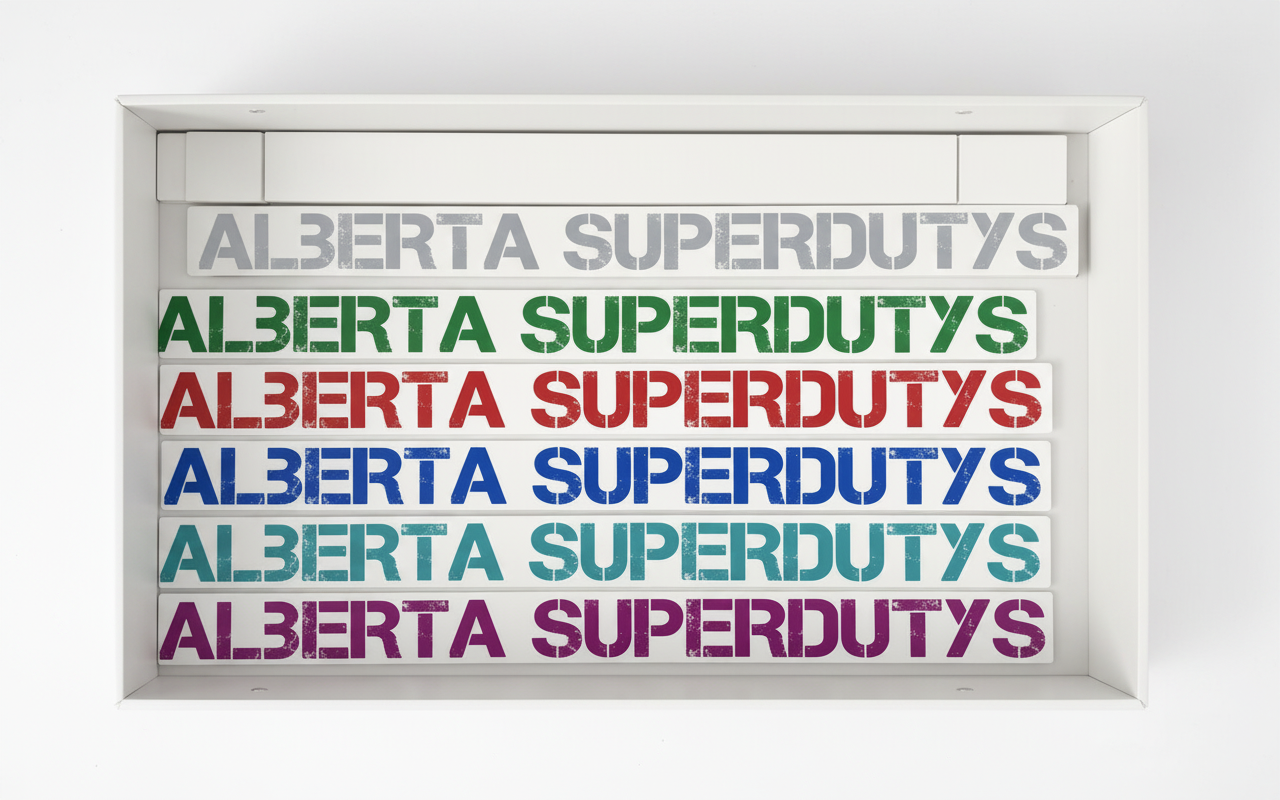 Alberta Superdutys Stickers